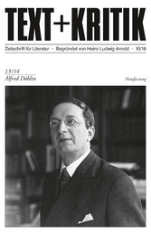 TEXT + KRITIK 13/14 - Alfred Döblin