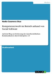 Kompetenzerwerb im Betrieb anhand von Social Software