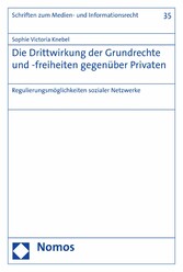 Die Drittwirkung der Grundrechte und -freiheiten gegenüber Privaten