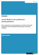 Social Media in der politischen Kommunikation