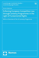 Enforcing European Competition Law through Leniency Programmes in the Light of Fundamental Rights