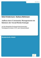 Aufbau eines Community Managements im Rahmen der Social-Media-Strategie