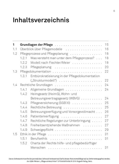 Pflegeassistenz Notes