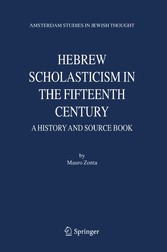 Hebrew Scholasticism in the Fifteenth Century