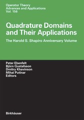 Quadrature Domains and Their Applications