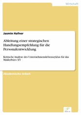 Ableitung einer strategischen Handlungsempfehlung für die Personalentwicklung