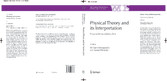 Physical Theory and its Interpretation