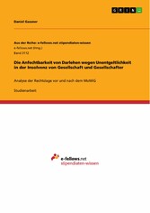 Die Anfechtbarkeit von Darlehen wegen Unentgeltlichkeit in der Insolvenz von Gesellschaft und Gesellschafter