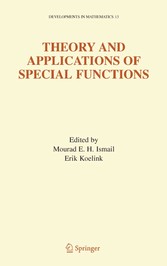 Theory and Applications of Special Functions