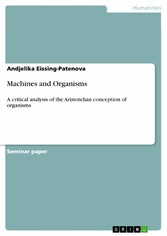 Machines and Organisms