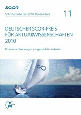 Deutscher SCOR-Preis für Aktuarwissenschaften 2010