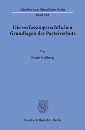 Die verfassungsrechtlichen Grundlagen des Parteiverbots.