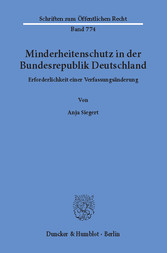 Minderheitenschutz in der Bundesrepublik Deutschland.