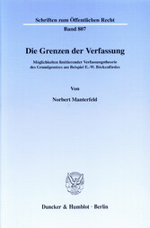 Die Grenzen der Verfassung.