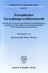 Europäisches Verwaltungsverfahrensrecht.