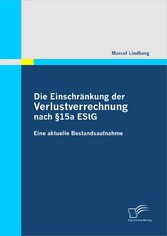 Die Einschränkung der Verlustverrechnung nach §15a EStG