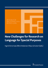 New Challenges for Research on Language for Special Purposes