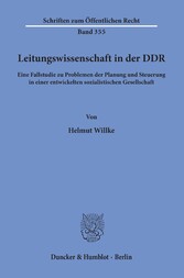 Leitungswissenschaft in der DDR.