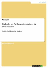 FinTechs als Zahlungsdienstleister in Deutschland