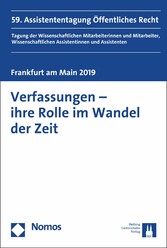 Verfassungen - ihre Rolle im Wandel der Zeit