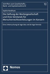 Die Haftung der Muttergesellschaft und ihres Vorstands für Menschenrechtsverletzungen im Konzern