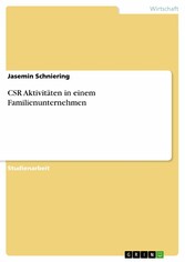 CSR Aktivitäten in einem Familienunternehmen