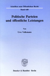 Politische Parteien und öffentliche Leistungen.