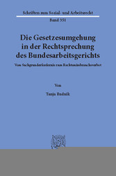 Die Gesetzesumgehung in der Rechtsprechung des Bundesarbeitsgerichts.