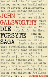 Die Forsyte Saga - Romantrilogie