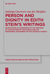 Person and Dignity in Edith Stein's Writings