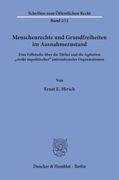 Menschenrechte und Grundfreiheiten im Ausnahmezustand.