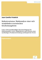 Kulturtourismus: Marktanalyse einer sich wandelnden touristischen Erscheinungsform