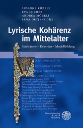 Lyrische Kohärenz im Mittelalter