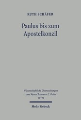 Paulus bis zum Apostelkonzil