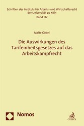 Die Auswirkungen des Tarifeinheitsgesetzes auf das Arbeitskampfrecht