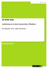 Arabismen in den deutschen Medien