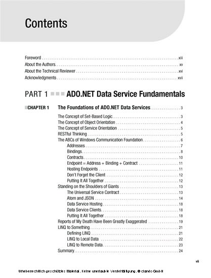 Pro ADO.NET Data Services