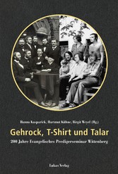 Gehrock, T-Shirt und Talar