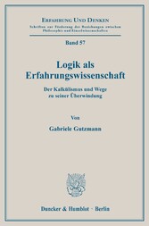 Logik als Erfahrungswissenschaft.