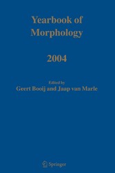 Yearbook of Morphology 2004