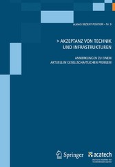 Akzeptanz von Technik und Infrastrukturen