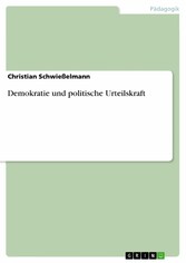 Demokratie und politische Urteilskraft