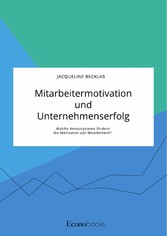 Mitarbeitermotivation und Unternehmenserfolg. Welche Anreizsysteme fördern die Motivation von Mitarbeitern?