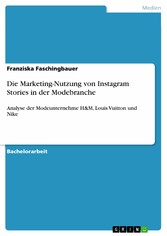 Die Marketing-Nutzung von Instagram Stories in der Modebranche