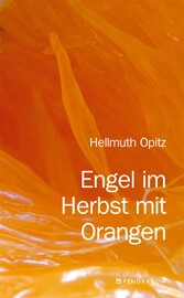 Engel im Herbst mit Orangen