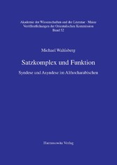 Satzkomplex und Funktion