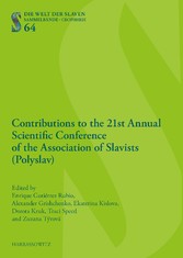 Contributions to the 21st Annual Scientific Conference of the Association of Slavists (Polyslav)