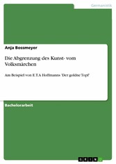 Die Abgrenzung des Kunst- vom Volksmärchen