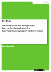 Wirtschaftliche und energetische Energieflussbetrachtung der Fernwärmeversorgung der Stadt Wiesbaden