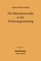 Die Menschenwürde in der Verfassungsordnung